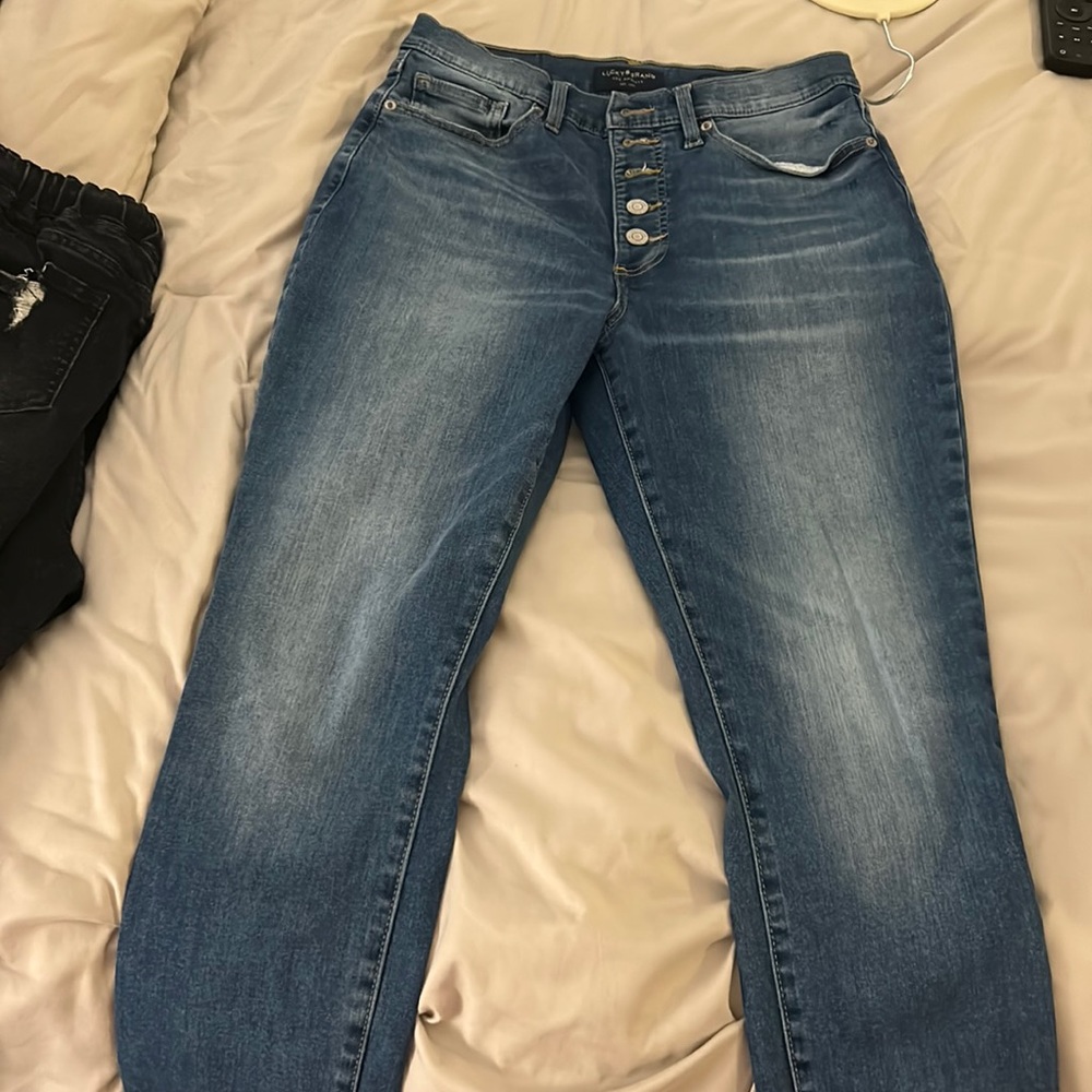 Lucky Brand Blue button fly jeans